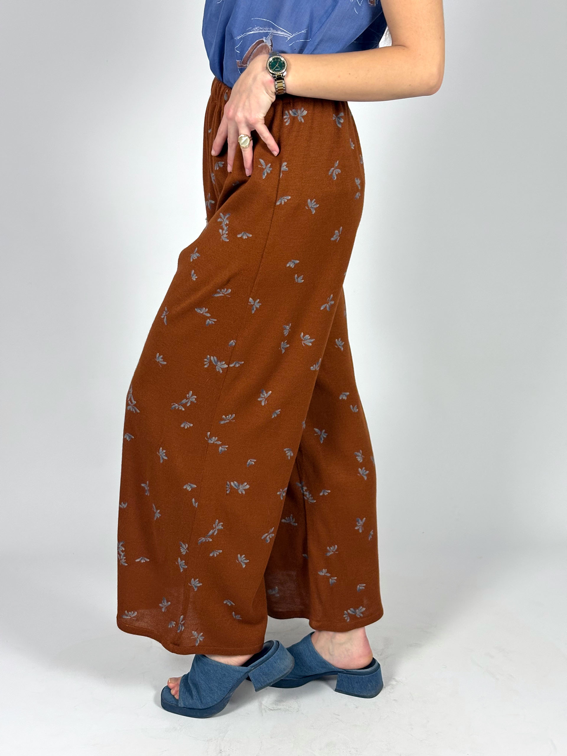 pantalone in maglia bruciato - immagine 2