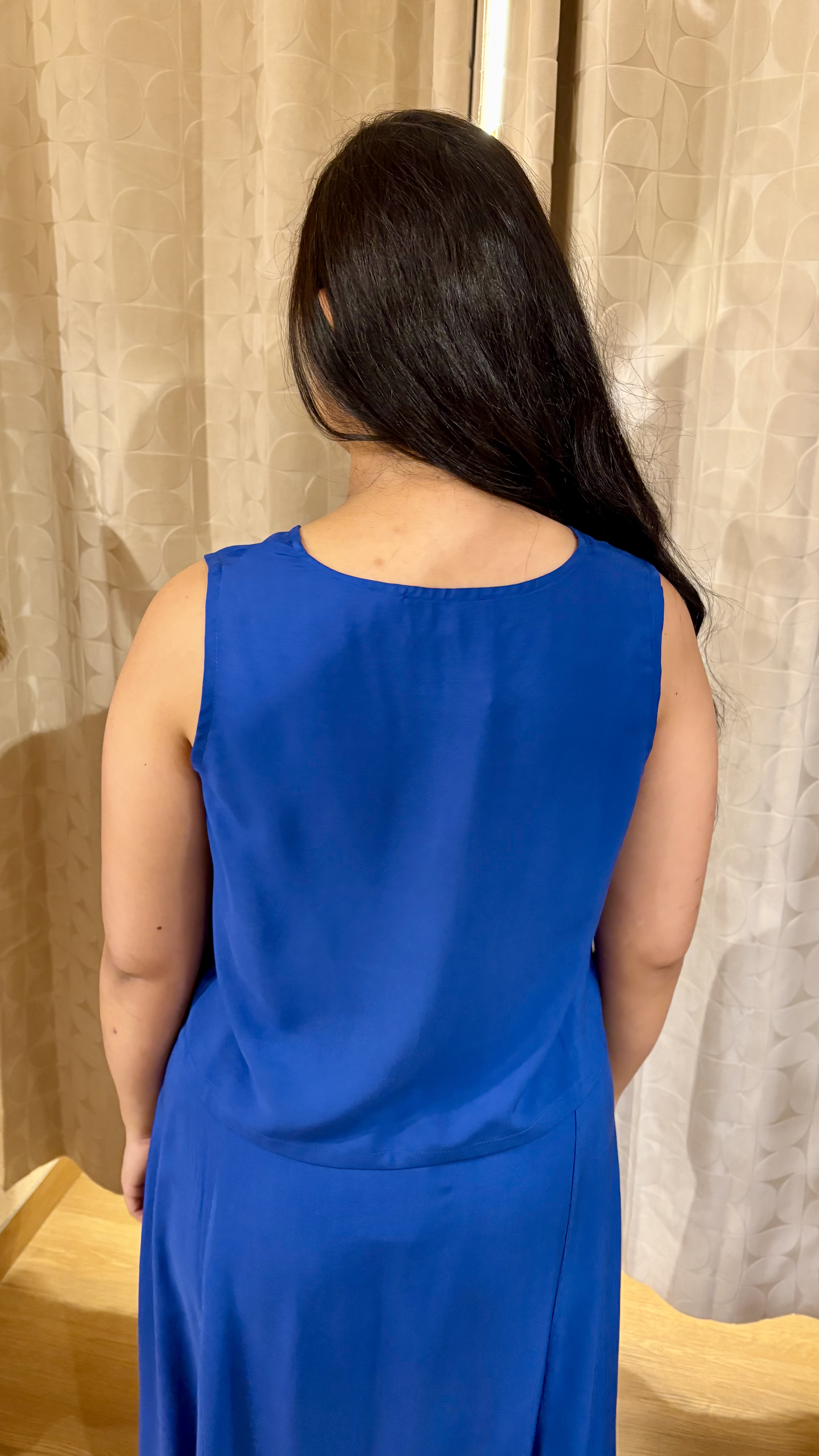crop top in bamboo blu mediterraneo - immagine 4
